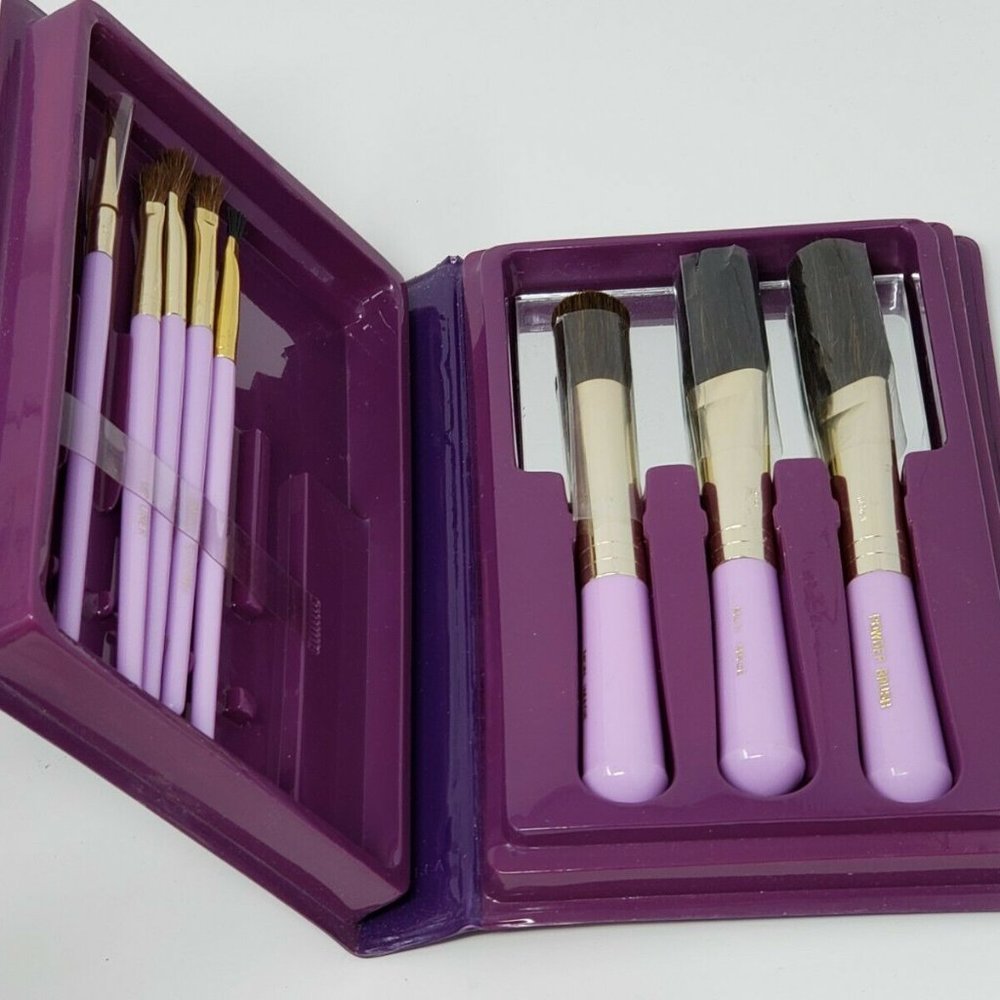 Mon Image Cosmetic Brush Collection Purple 8 Piece